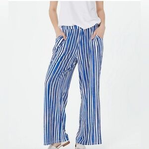 🆕 Elizabeth Clarke Striped Wide Leg Pants